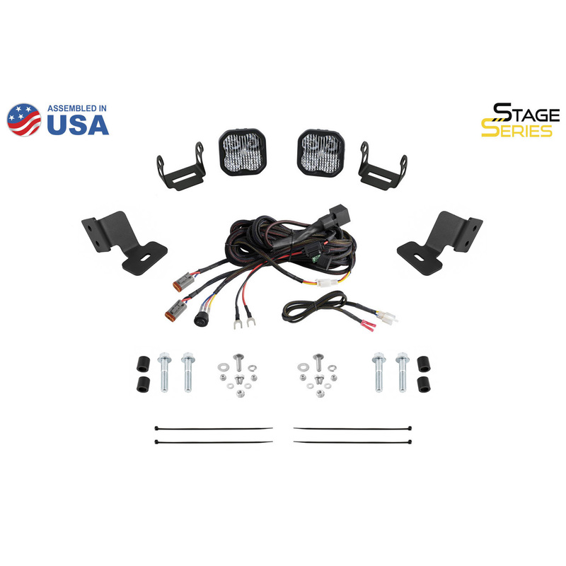  Diode Dynamics - Stage Series Ditch Light Kit for 2019-2024 Honda TalonSS3 Sport Yellow Combo